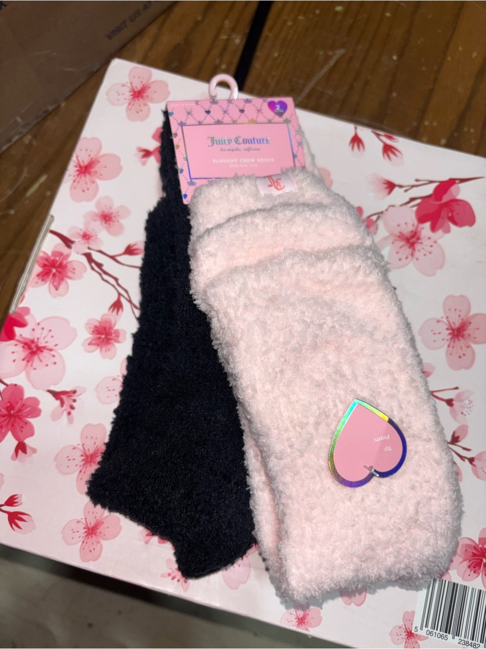 Juicy Couture Fleece Socks